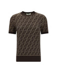 Fendi FF Knit Top - Dark Chocolate