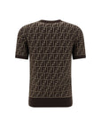 Fendi FF Knit Top - Dark Chocolate