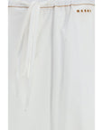 Marni Bohemian Wide Leg Pants - White