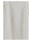 Self-Portrait Pointelle Knit Mini Dress - White