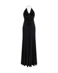 Self-Portrait Halter Neck Cocktail Maxi Dress - Black