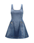 Self-Portrait Vintage Denim Mini Dress