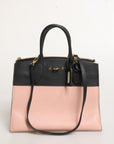 Louis Vuitton Two-Tone City Steamer Leather Handbag - Black & Pink