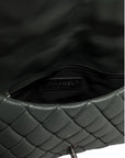 Chanel Quilted Leather Shoulder Bag - Deep Green
