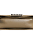 Chanel Leather Boy Bag - Olive