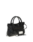 Balenciaga Le City First Leather Shoulder Bag - Black