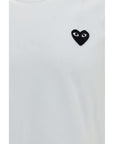 Comme Des Garçons Play Cotton T-Shirt - White
