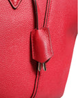 Louis Vuitton Griotte Taurillon Leather Soft Lockit MM Crossbody Bag