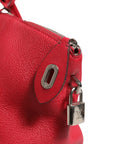Louis Vuitton Griotte Taurillon Leather Soft Lockit MM Crossbody Bag