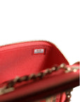 Chanel Raffia/Jute Mini Vanity Case