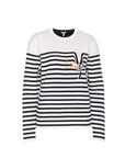 Loewe Stripe Sweater - Navy & White
