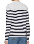 Loewe Stripe Wool Sweater - Navy & White