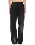 Loewe Wide Leg Wool Pants - Black
