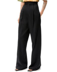 Loewe Wide Leg Pants - Black