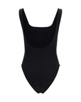 Burberry Low Back One-Piece Swimsuit - Black