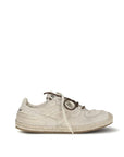 Miu Miu Distressed Gymnasium Espadrille Sole Sneakers