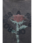 Ganni Rose Vintage T-Shirt - Gray/Grey