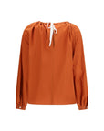 Marni Gathered Neckline Blouse - Orange