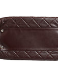 Chanel Quilted Leather Bowling Bag