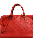 Louis Vuitton Red Monogram Empreinte Speedy Bandouliere 30