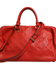 Louis Vuitton Red Monogram Empreinte Speedy Bandouliere 30