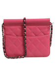 Chanel Quilted Leather Mini Square Flap Crossbody Bag