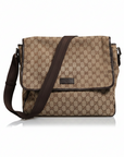 Gucci GG Canvas Flap Messenger Bag