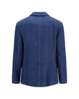 Giorgio Armani Indigo Blue Denim Blazer & Jacket