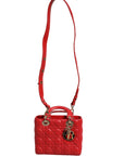 Christian Dior Cannage Leather Lady Dior Tote Bag