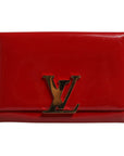 Louis Vuitton Louise PM Red Patent Leather Wallet On Chain - Red