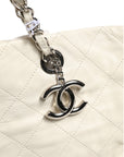 Chanel Leather Quilted Gabrielle Shopping Tote