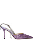 Jimmy Choo Saeda 85 Stiletto Heel Pumps - Violet