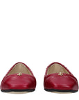 Jimmy Choo Leni Quilted Leather Ballet Flats - Raspberry Red