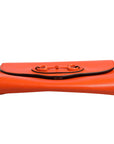 Gucci Horsebit 1955 Enamel Mini Shoulder Bag - Orange