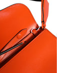 Gucci Horsebit 1955 Enamel Mini Shoulder Bag - Orange