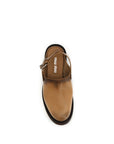 Miu Miu Foule Leather Mules - Light Brown