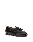 Bally Plume Leather Boat Shoes - Black