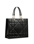 Dior Large Black Leather Tote Bag