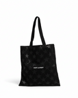 Saint Laurent Rive Droite Star Print Tote Bag - Black