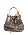Used Louis Vuitton Argent Monogram Canvas Limited Edition Eden Neo - Bucket Bag
