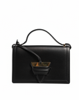Loewe Barcelona Medium Leather Shoulder Bag - Black