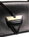 Loewe Barcelona Medium Leather Shoulder Bag - Black