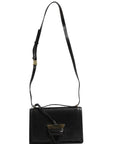 Loewe Barcelona Medium Leather Shoulder Bag - Black