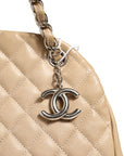 Chanel Just Mademoiselle Bowler Bag - Beige/Light Brown