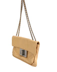 Chanel Giant Reissue 2.55 Flap Bag with Mademoiselle Lock - Yellow Peach