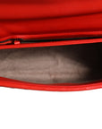Bottega Veneta Olimpia Intrecciato Leather Small Shoulder Bag- Red