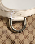 Gucci Canvas Abbey D Ring Shoulder Bag