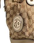 Gucci Canvas Sukey Satchel Handbag