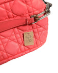 Christian Dior Miss Dior Bag In Cannage Leather - Coral