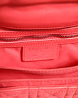 Christian Dior Miss Dior Bag In Cannage Leather - Coral